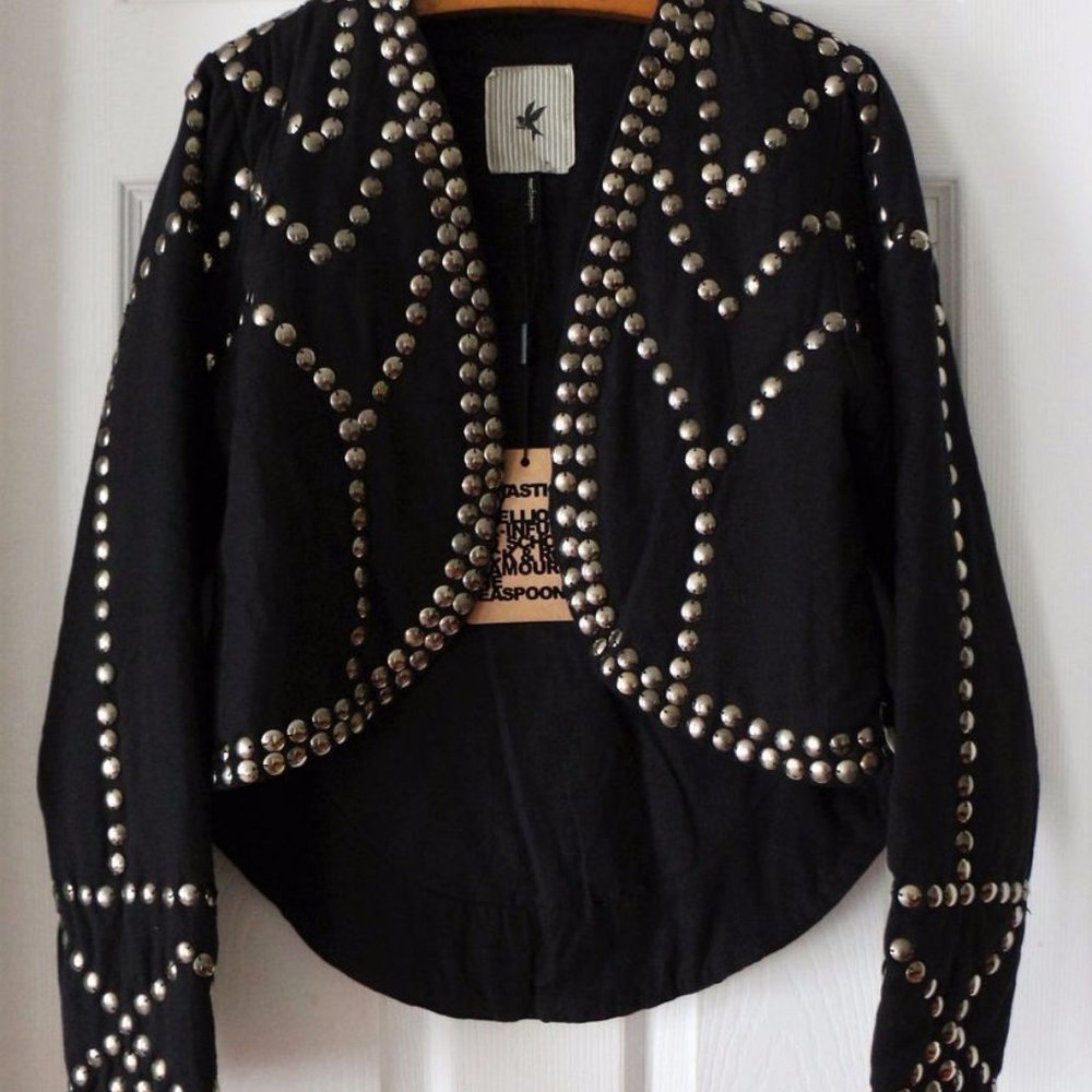 One Teaspoon Black Bull Rider Jacket - Picture 3 of 10